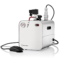 Reliable 5100CJ Stainless-Steel Jewelry Steam Cleaner with Eco Mode, 120V, 2.2 LTR Tank, 50 PSI, Stainless Steel Tank, External Heating Element, 4 Safety System, Pressure Gauge, Made in Italy
