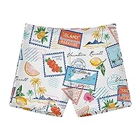 Summer Creative Collage Floral Kid's Swim Pants Boys' Swim Trunks Boys' Swimwear Jammers
