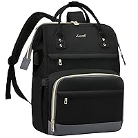 LOVEVOOK Laptop Backpack for Women Fashion 18 Inch Large Travel Backpack Purse Computer Backpack Nurse Teacher Bag for Work Business