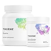 THORNE Performance Power Duo - Amino Complex + Creatine Combo for Energy, Lean Muscle, and Endurance - NSF Certified for Sport - 30 to 90 Servings