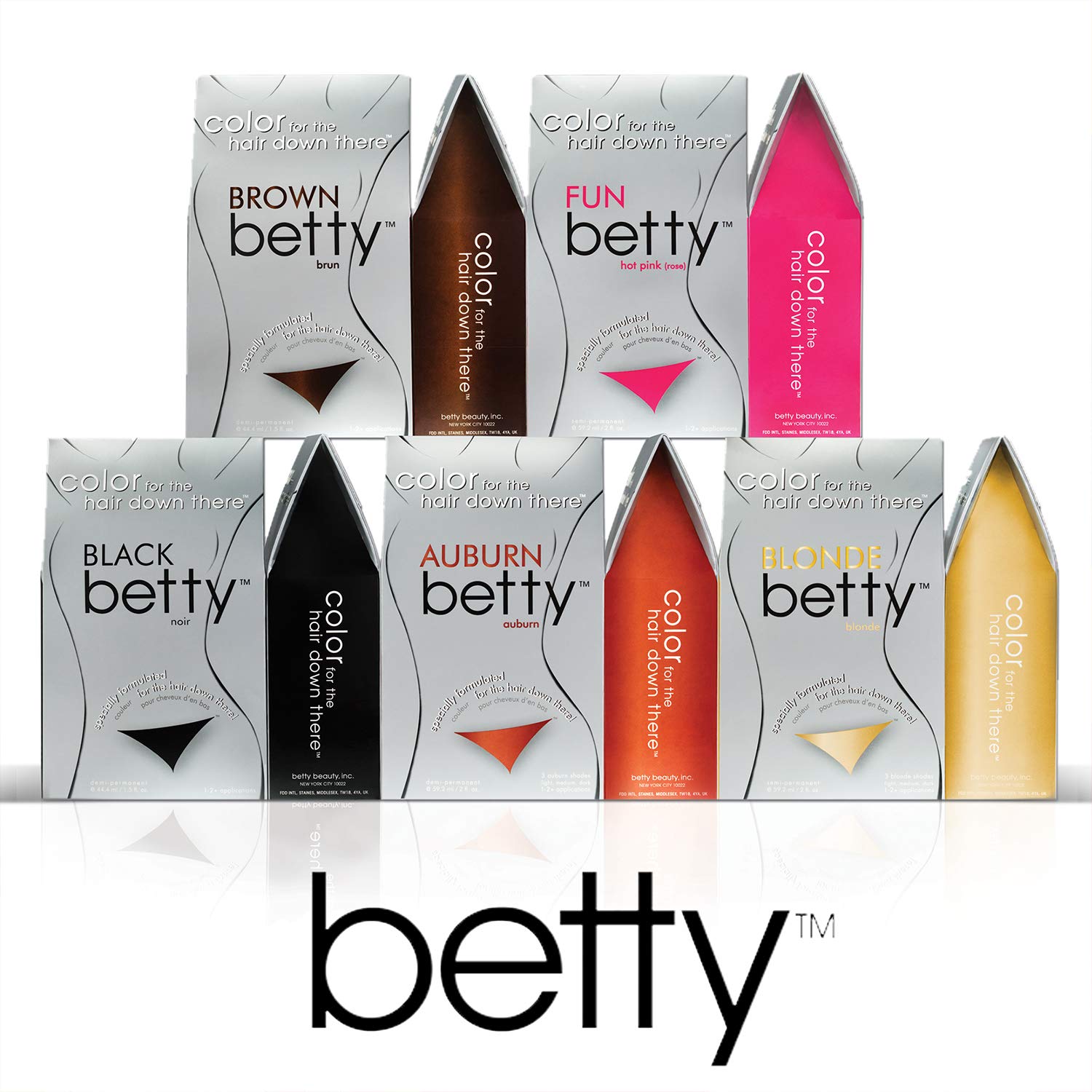 Betty Beauty Blonde Betty - Color for the Hair Down There Hair Coloring Kit