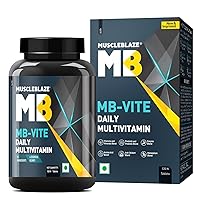 MuscleblazeS Mb-Vite Multivitamin for Men - 120 Tablets | Daily Supplement