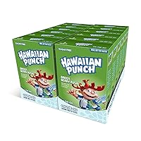 Hawaiian Punch Powder Drink Mix – Sugar Free & Delicious, Excellent source of Vitamin C (Green Berry Rush, 96 Sticks)