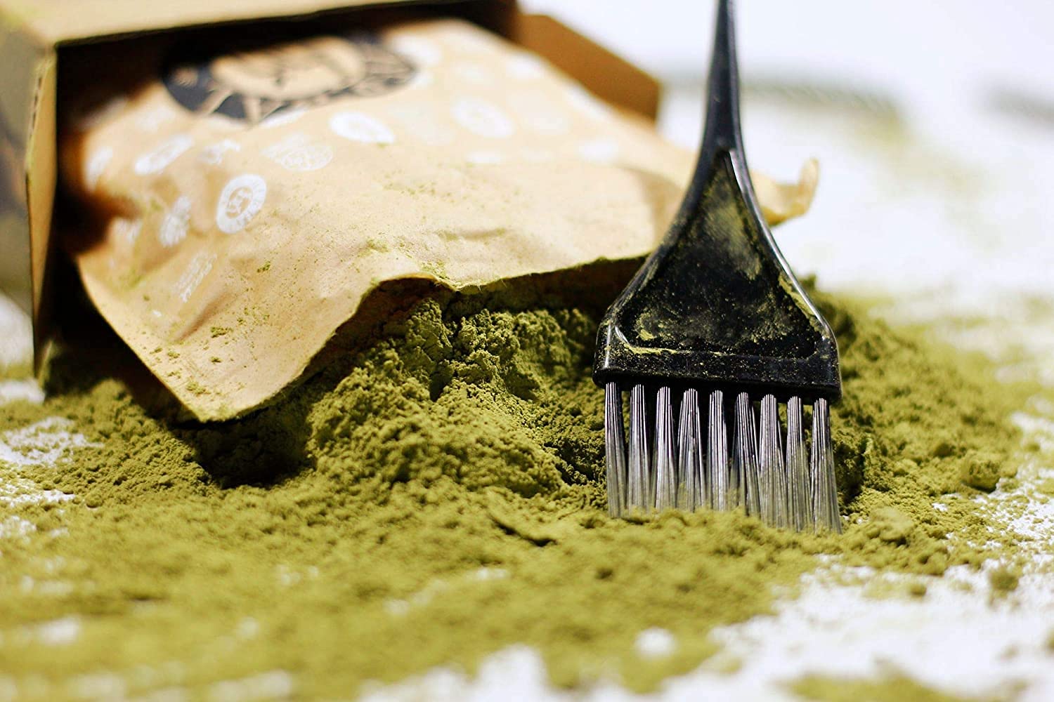 HM Herbal Me - Soft Black Henna Hair Color 200g,CERTIFIED 100% Natural by Ecocert Greenlife (France)
