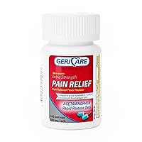 Extra Strength Acetaminophen 500mg Rapid Release Gelcaps, Pain Relief 100 Count (Pack of 1)