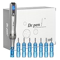 Dr.Pen Ultima M8S Microneedling Pen - Micro Needling Derma Skin Beauty Pen for Face Body Beard Hair, Christmas Valentines Day Birthday Gifts for Her, Mom, with 8 Cartridges - 0.25mm