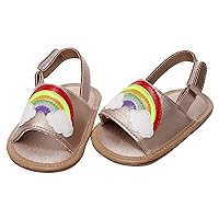 Toddler Size 5 Sandals Infant Boys Girls Open Toe Rainbow Shoes First Walkers Shoes Summer Kids Active Sandals