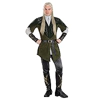 Lord of the Rings Adult Legolas Costume for Men, Caped Medieval Warrior Halloween Outfit, LOTR Character Cosplay