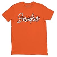 Sneaker Vibes 1 Electro Orange Design Sneaker Matching T-Shirt