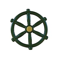Gorilla Playsets 07-0006 Pirate's Wheel Swing Set Accessory with 12 Inch Diameter, Green