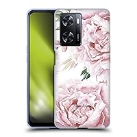 Head Case Designs Officially Licensed Nature Magick Pastel Pink Roses Flowers Floral Watercolor Painting Soft Gel Case Compatible with Oppo A57s