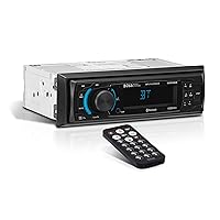 BOSS Audio Systems 625UAB Car Audio Stereo System – Single Din, Bluetooth Audio and Hands-Free Calling, Aux Input, USB, Mechless, No CD DVD Player, MP3, AM/FM Radio Receiver, Detachable Face