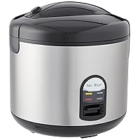 10 Cups Rice Cooker with Stainless Body