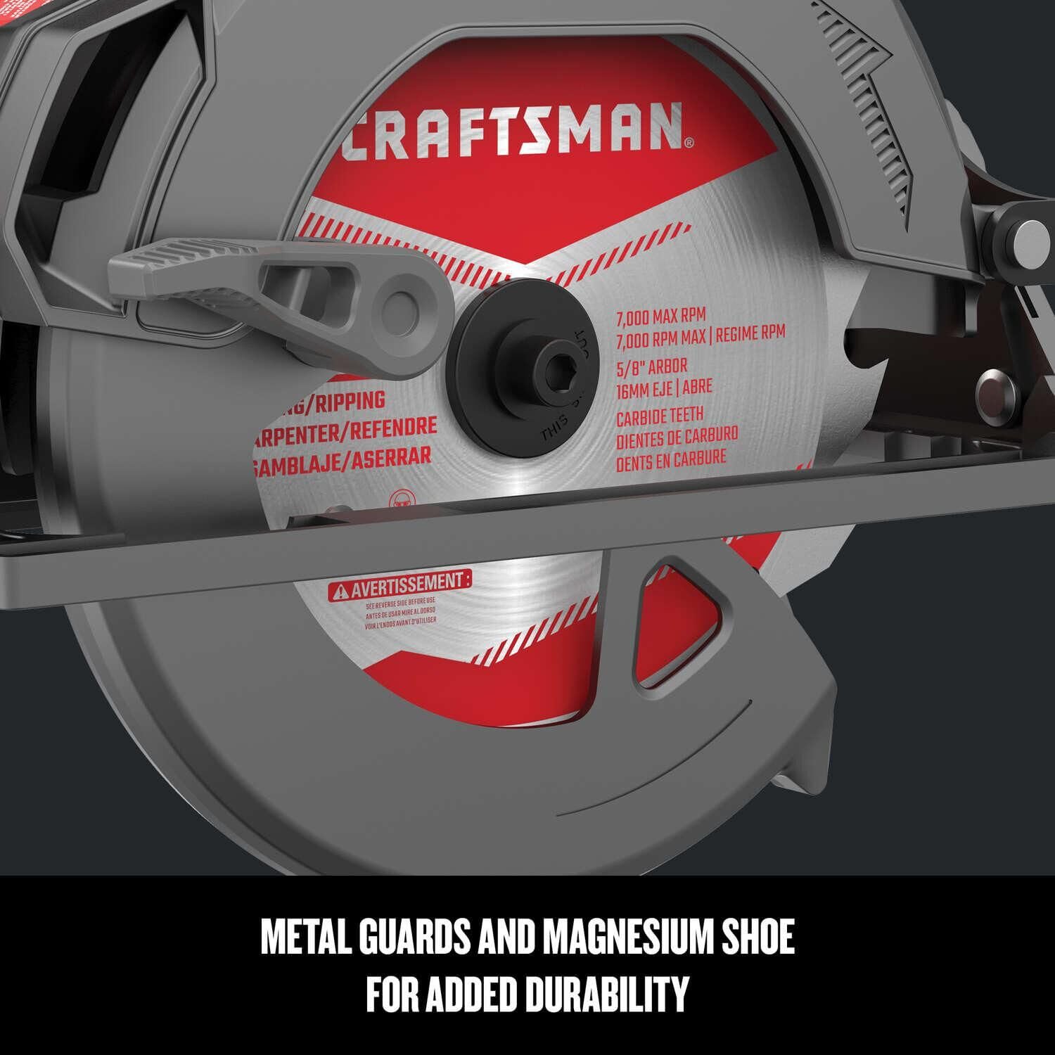 Mua CRAFTSMAN Circular Saw, 7-1/4 inch, 15 Amp, Corded (CMES510) trên  Amazon Mỹ chính hãng 2023 Giaonhan247