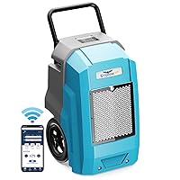 AlorAir 180 Pints Commercial Dehumidifier with Pump Drain Hose, Smart Wi-Fi Dehumidifier for Large Basement, Industrial or Commercial Space, Smart Wi-Fi, 5 Years Warranty, Blue