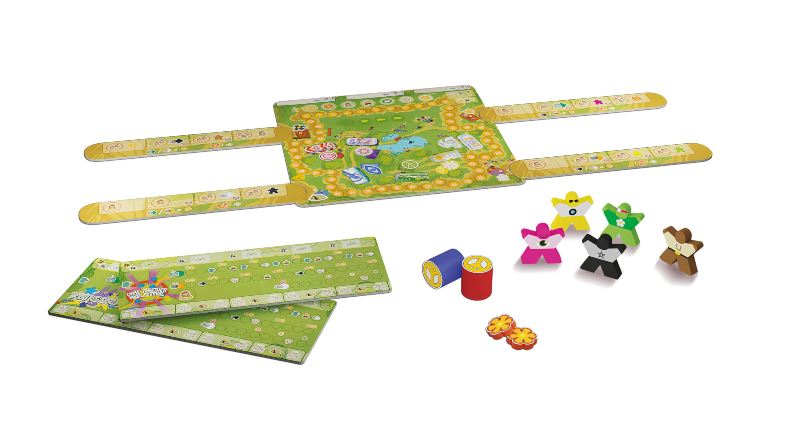 Come Together Board Game - Create The Ultimate Music Festival Experience! Fun Strategy Game for Kids and Adults, Ages 12+, 1-6 Players, 60-90 Minute Playtime, Made by Chilifox Games