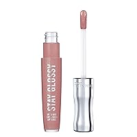 Stay Glossy Lip Gloss - Non-Sticky and Lightweight Formula for Lip Color and Shine - 130 Blushing Belgraves, .18oz