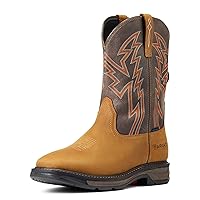 ARIAT Men's MNS Workhog Xt Boa H2o AGD BRK/BRN Fire and Safety Boot