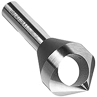 KEO Cutters KEO 53525 Cobalt Steel Single-End Countersink, Uncoated (Bright) Finish, 90 Degree Point Angle, Round Shank, 3/8