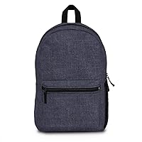 Dark Denim Unisex Fabric Backpack (Made in USA)