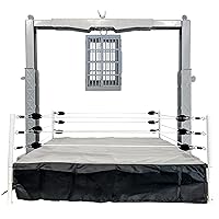 Wrestling Ring, Shark Cage & Grab The Gear Playset for WWE Action Figures