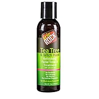 Tea Tree & Witch Hazel Facial Toner: Salicylic Acid Toner with 2% Salicylic Acid - Natural Blackhead Toner with Salicylic Acid 2% & Acne Toner for Face - 2% BHA for Healthy Skin - 4oz