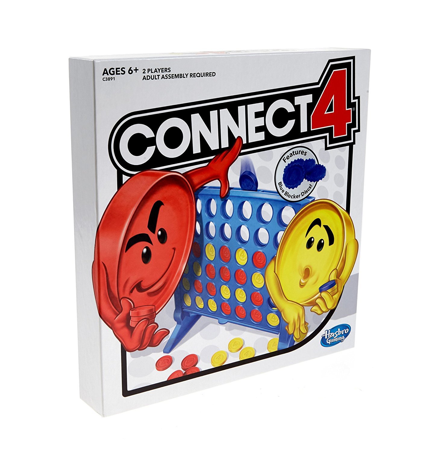 Connect 4 Strategy Board Game for Ages 6 and Up (Amazon Exclusive)