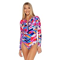 Trina Turk Rio Zip-Up Paddle Suit