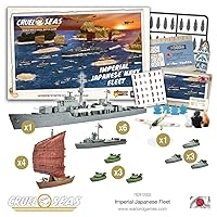 Cruel Seas Imperial Japanese Navy Fleet 1:300 WWII Naval Military Wargaming Plastic Model Kit