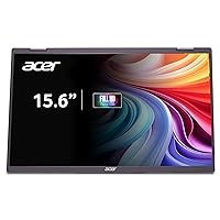 Acer PD163Q 15.6” FHD 1080P Foldable Dual-Screen Portable Monitor | Auto Pivot, View Vertically or Horizontally | 2Wx2 Speakers | Plug & Play for PCs | 2 x USB 3.1 Type-C Ports & 1 x Mini HDMI
