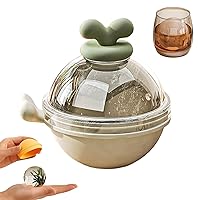 2024 Summer New Creative Ice Ball Molds - Cute Whiskey Ice Cube Ball Maker Mold, Round Silicone Ice Pop Molds Tray, Reusable Ice Ball Machine for Cocktails Drinking Freezer Drinks