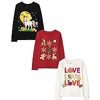 Baby Toddler Girls Long Sleeve Graphic T-Shirt 2-Pack