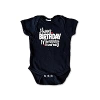 Happy Birthday Mommy Onesie, I Love You Mommy, Gift for Mom from Baby, Personalized Shirt (3-6 months)