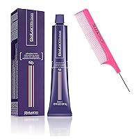 SIeekshop Comb + 𝐒𝐚𝐥𝐞𝐫m Cosmetics VISION 𝐒𝐚𝐥𝐞𝐫mvision Permanent Cream Hair Color Dye (w/SIeekshop Pink Comb) Haircolor Creme, G- 6 DARK BLONDE