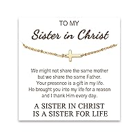 Tarsus Gold Cross Bracelet for Women, Christian Gifts for Women, Religious Gifts Adjustable Stainless Steel Dainty Bracelet, Easter, Mother's Day, Christmas, Birthday
