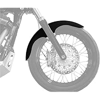 KW05060004C Tire Hugger Series Klub Front Fender with Chrome Mounting Blocks for 19in. Wheel