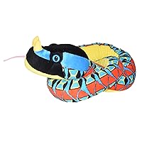 Wild Republic Snake Plush, Stuffed Animal, Plush Toy, Gifts for Kids, Rhino Viper 54
