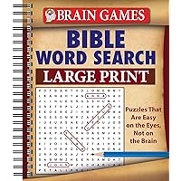 Brain Games - Bible Word Search (Large Print) Brain Games - Bible Word Search (Large Print) Spiral-bound