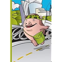 Hip Urban Pig : Cannabis Rating Journal Notebook: Personal Marijuana (Medical & Recreational Use) Review for Pain, Anxiety, Depression, Migraine, and Arthritis Relief and Other Medical Conditions