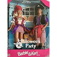 HALLOWEEN PARTY BARBIE & KEN DOLLS Set TARGET Special Edition w Barbie Doll & Ken Doll Dressed as PIRATES (1998)