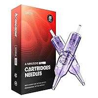 20Pcs #1209RL Assorted Tattoo Cartridge Needles - Sharply 316L Stainless Steel Cartridges for Precise, Steady Lines, Individually Packaged Round Liner Tattoo Needle