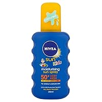 6 x NIVEA SUN® Kids Moisturising Sun Spray 50+ Very High 200ml