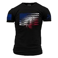 Grunt Style USA Ammo Flag Men's T-Shirt