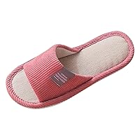 Pillow Slippers for Women Sandals New Cartoon Cotton Slippers Fashion and Casual Shoes Indoor Home Thick Sole Plush Cloud Slides for Women Pillow Slippers