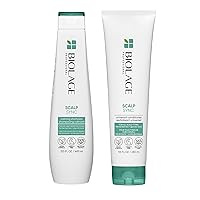 Biolage Scalp Sync Calming Shampoo & Universal Conditioner Set | Calms & Hydrates Dry or Irritated Scalp | Paraben & Silicone Free | For Sensitivity Control | Vegan & Cruelty Free