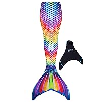 Mermaidens - Mermaid Tails for Swimming for Women, Teens and Adults with Monofin