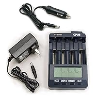 Battery Charger Analyzer Tester for Li-ion NiMH NiCd Rechargeable Batteries C3400 BT-C3400 AA AAA C 18650