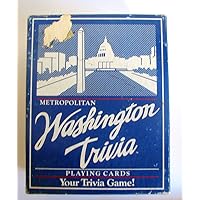 Metropolitan Washington Trivia Playing Cards, Your Trivia Game! 1986