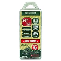 FORESTER FULL-CHISEL CHAINSAW CHAIN LOOP – Non-safety Chain 3/8