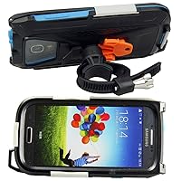 All-Weather Rainproof Protective Case with Bar Mount for Samung S3 & S4 Black